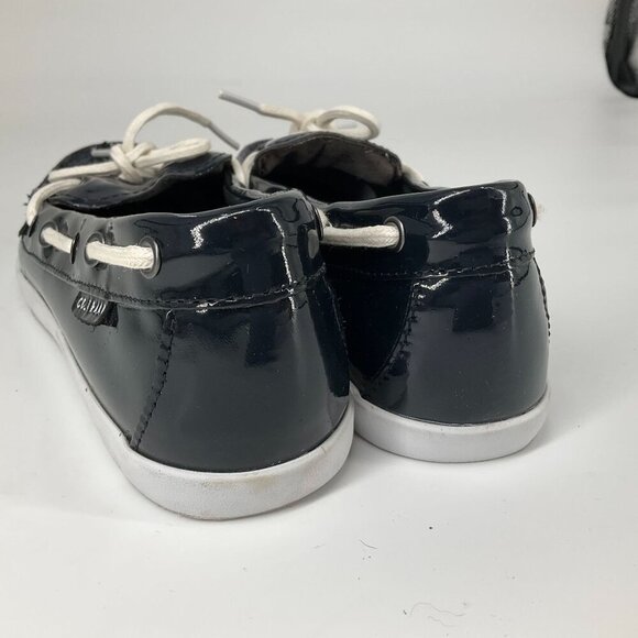 Cole Haan Womens Nantucket Camp Moc Slip On Lace Navy Blue W05747 Size 8B - Picture 8 of 10